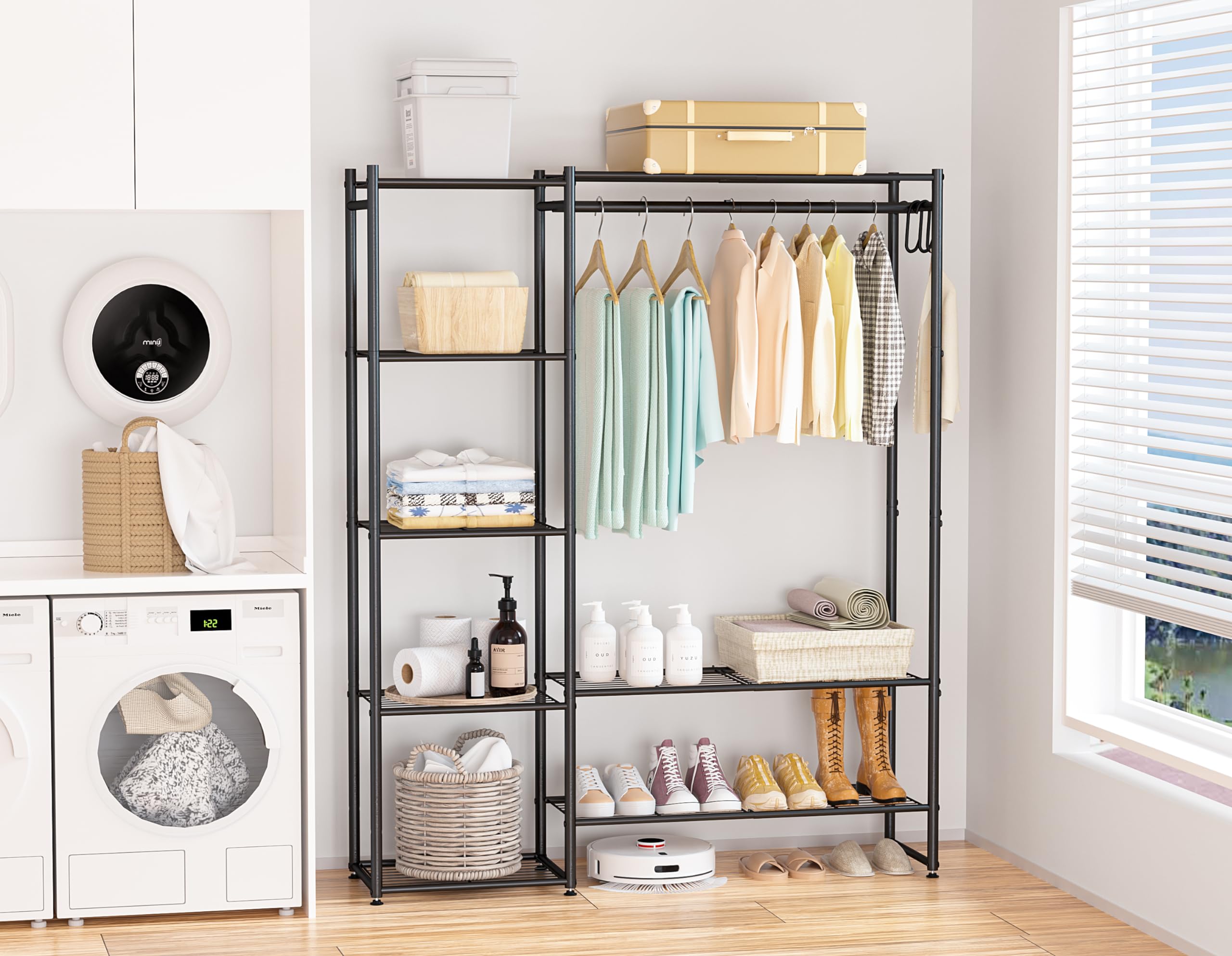 Mua Wardrobe Closet, Portable Clothing Rack for Hanging Clothes, Free ...