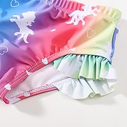 YWFSHOP Toddler Baby Girls Swimsuit Cute Ruffle 2