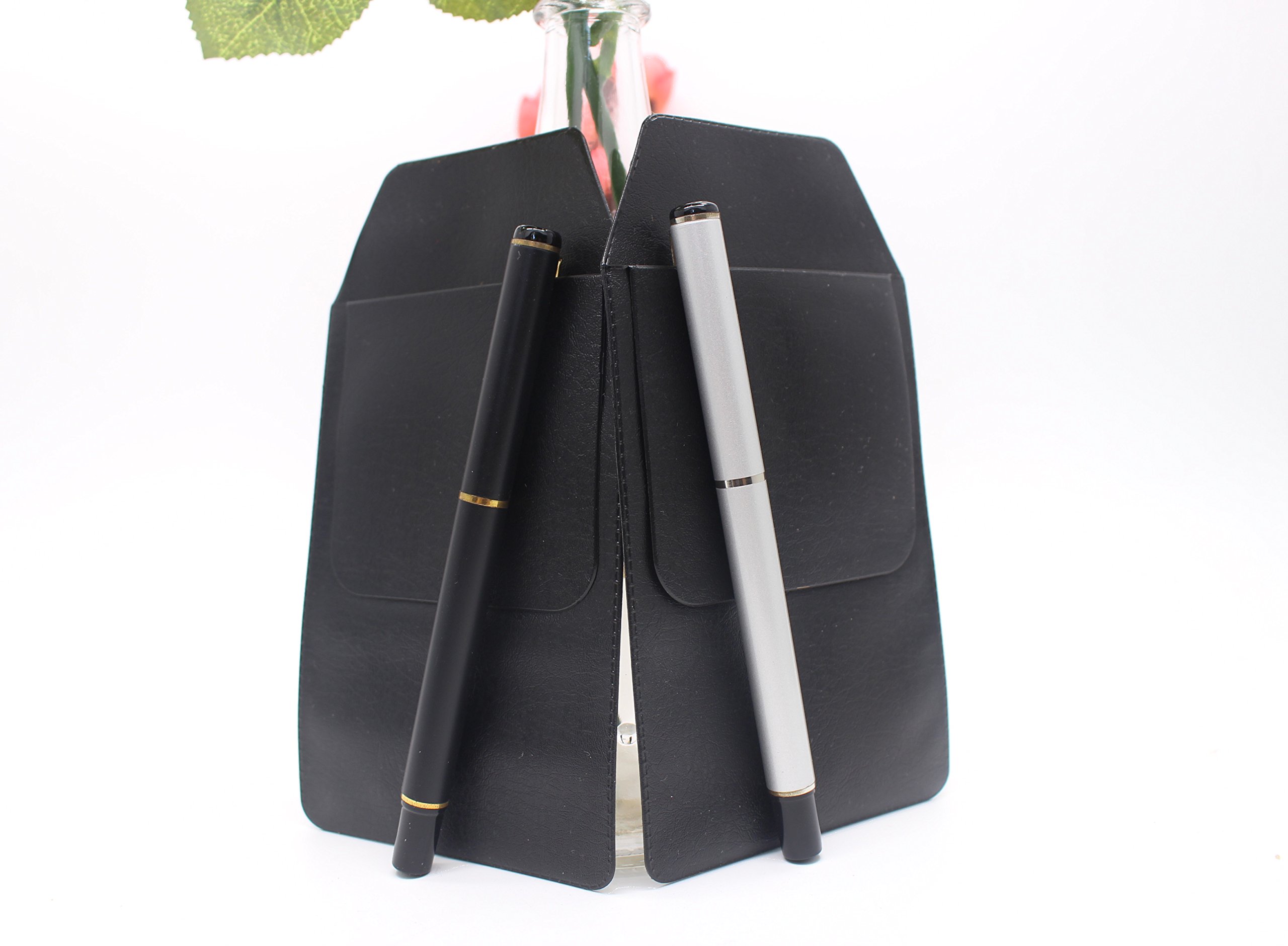 6 Pcs Black Vinyl Pocket Protector, For Pen Leaks,for School Hospital Office on Galleon Philippines