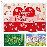 Batiyeer Valentines Day Holiday Flags for Outside 3x5 ft, St Patricks Day Garden Flag Easter Flag Banner Seasonal Garden Flags Holiday Garden Flags for Outside Outdoor Home Yard Banner Decorations
