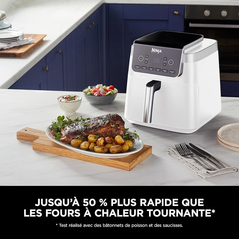 Air Fryer MAX PRO, 6,2L, sans huile, grand tiroir, rôtir, Blanc