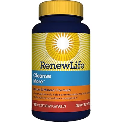 Renew Life Cleansemore Capsules, 100 -Count Bottle