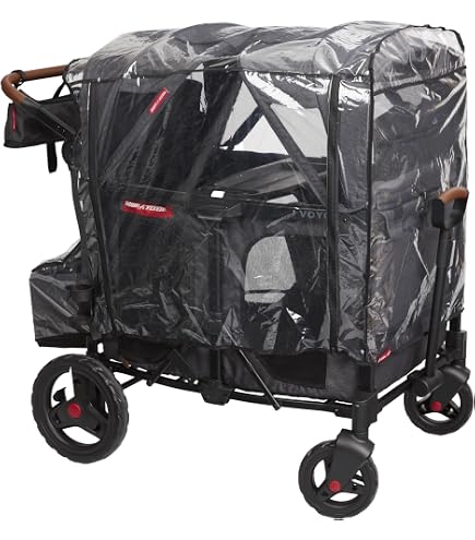 Amazon.com: Radio Flyer Voya Quad Stroller Wagon Mosquito Net with