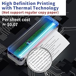 JADENS Portable Printers Wireless for