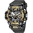 AIMES Mens Watches Sports Outdoor Waterproof Military Watch for Men Tactical Watch Analog Digital Date Alarm Stopwatch Multi-Function Tactics Big Face Wristwatch for Men
