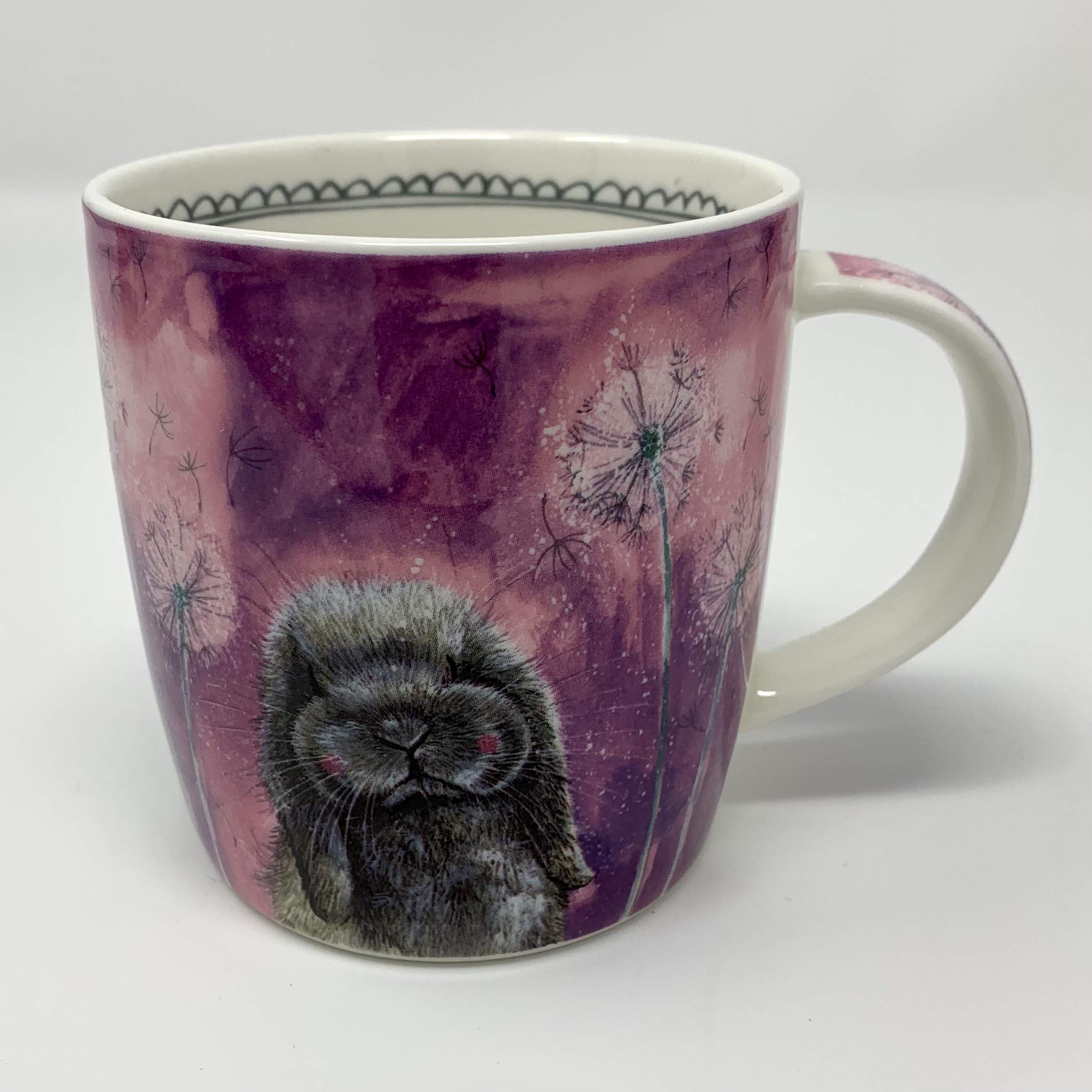 Alex Clark Misty The Rabbit Mug - Wildlife - Original Artwork - Cup for Animal Lovers - Gift Ideas - Perfect for Coffee & Tea - Vegan Friendly - Designed in The UK...