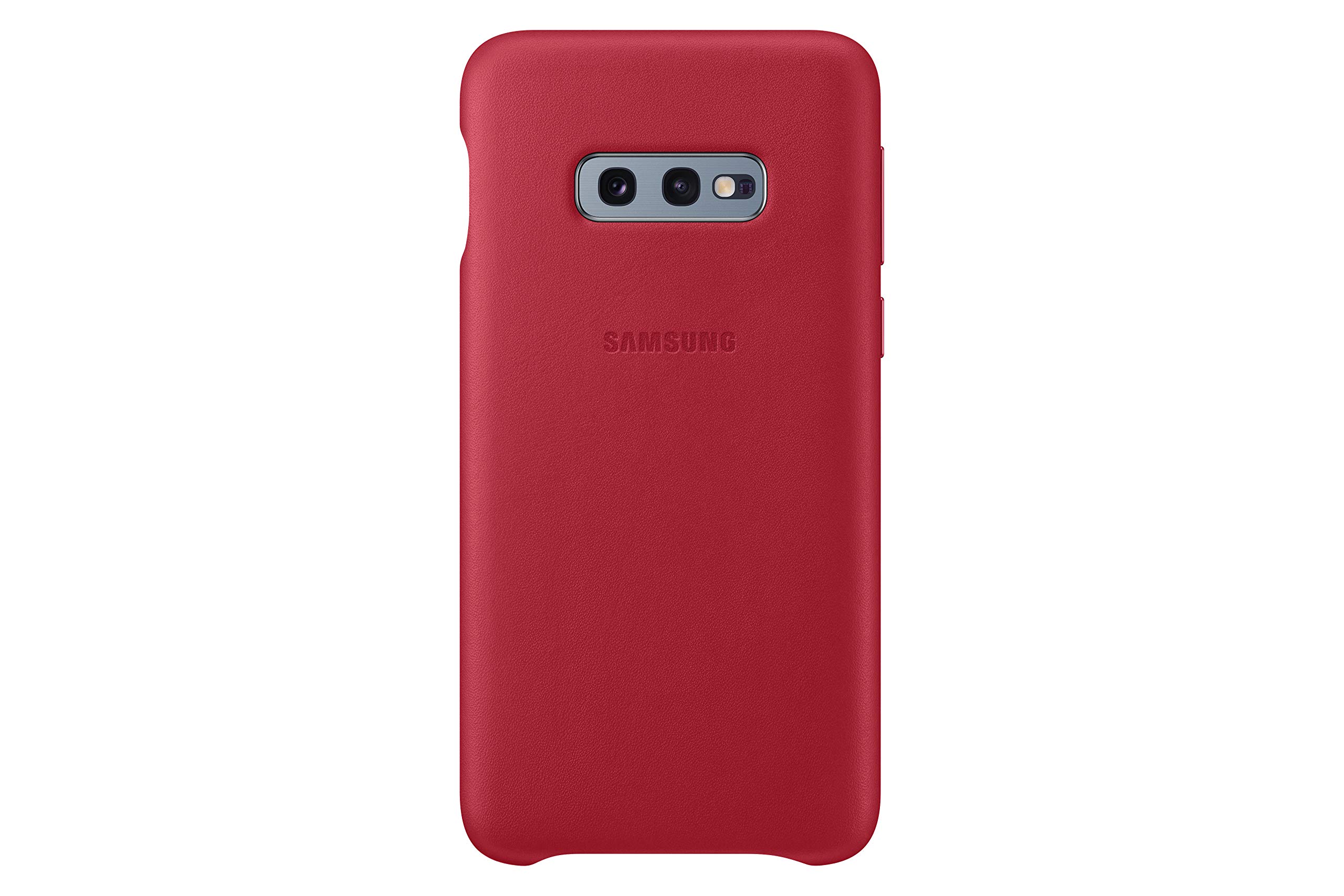 Samsung Protective Leather Cover for Galaxy S10 – Official Galaxy S10 Case – Hardwearing Genuine Leather Phone Case for the Samsung Galaxy S10 - Red