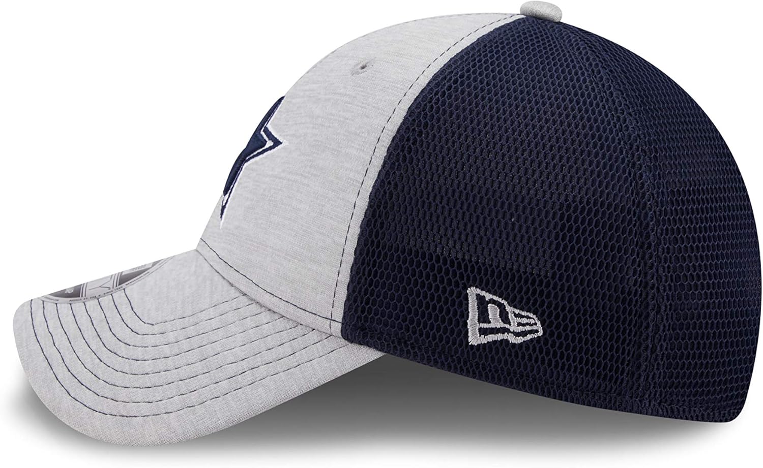 NFL Dallas Cowboys Mens New Era 2020 Neo B3 940 Stretch Snap Hat, Navy/Gray, OSFM : Clothing