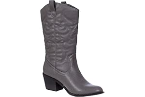 Charles Albert Women's Embroidered Modern Western Cowboy Boot