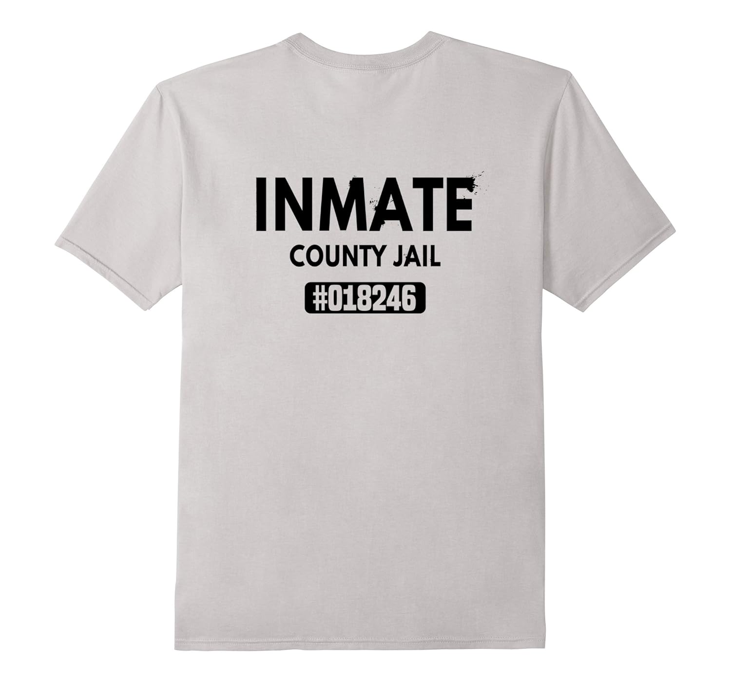 Inmate County Jail Costume TShirt for State Prisons PoliceTShirt