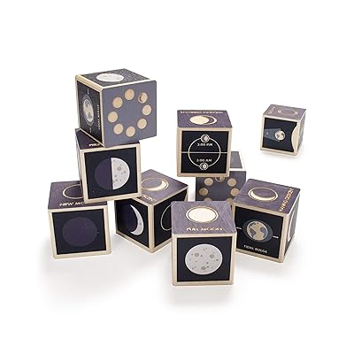 Uncle Goose Moon Phase Blocks - Made in The USA