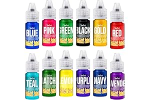 Oil Based Food Coloring for Chocolate - 12 Vibrant Color Food Coloring for Chocolate, Candy Melts, Buttercream, Frosting - Fa