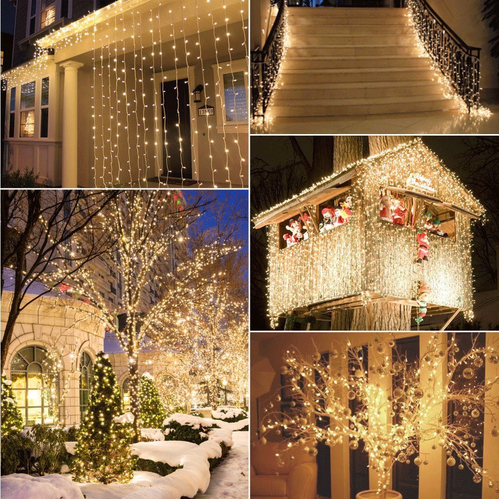 36ft 100 LED Battery Operated String Lights with Timer on 11M Outdoor
