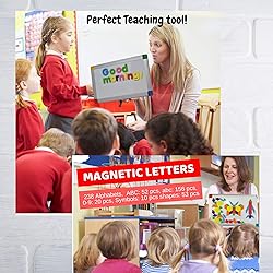 291Pcs ABC Magnets Board Magnetic Letters Numbers