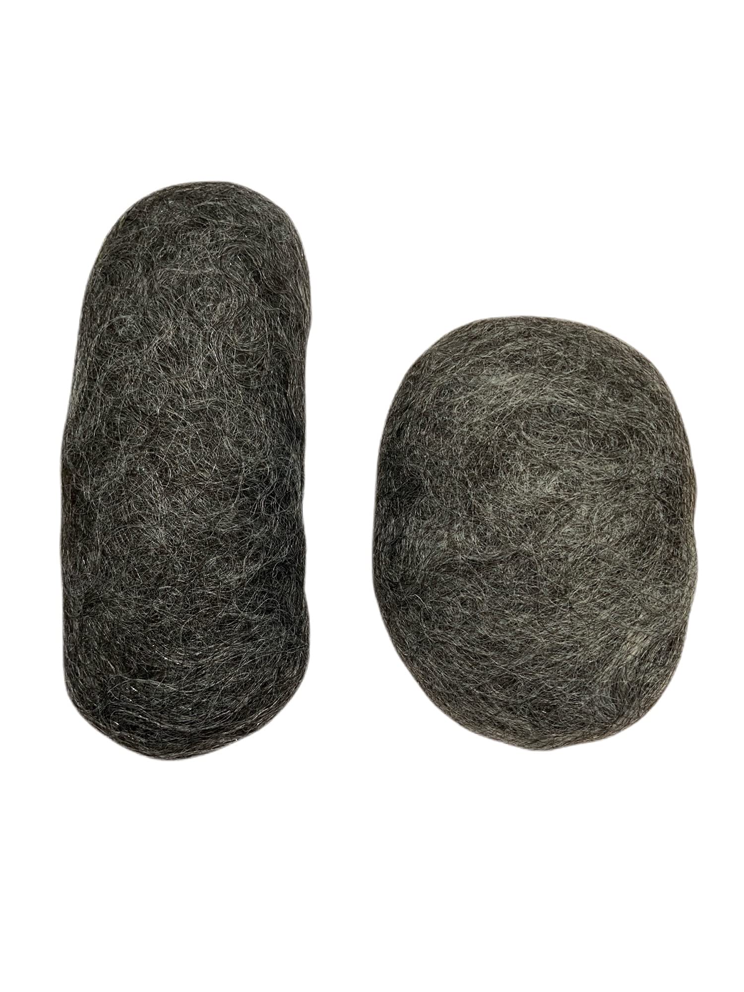 ICYBYAMON Hair Padding For Updos Hair Extension Bun Maker Volume Insert Pads x2 (Grey)