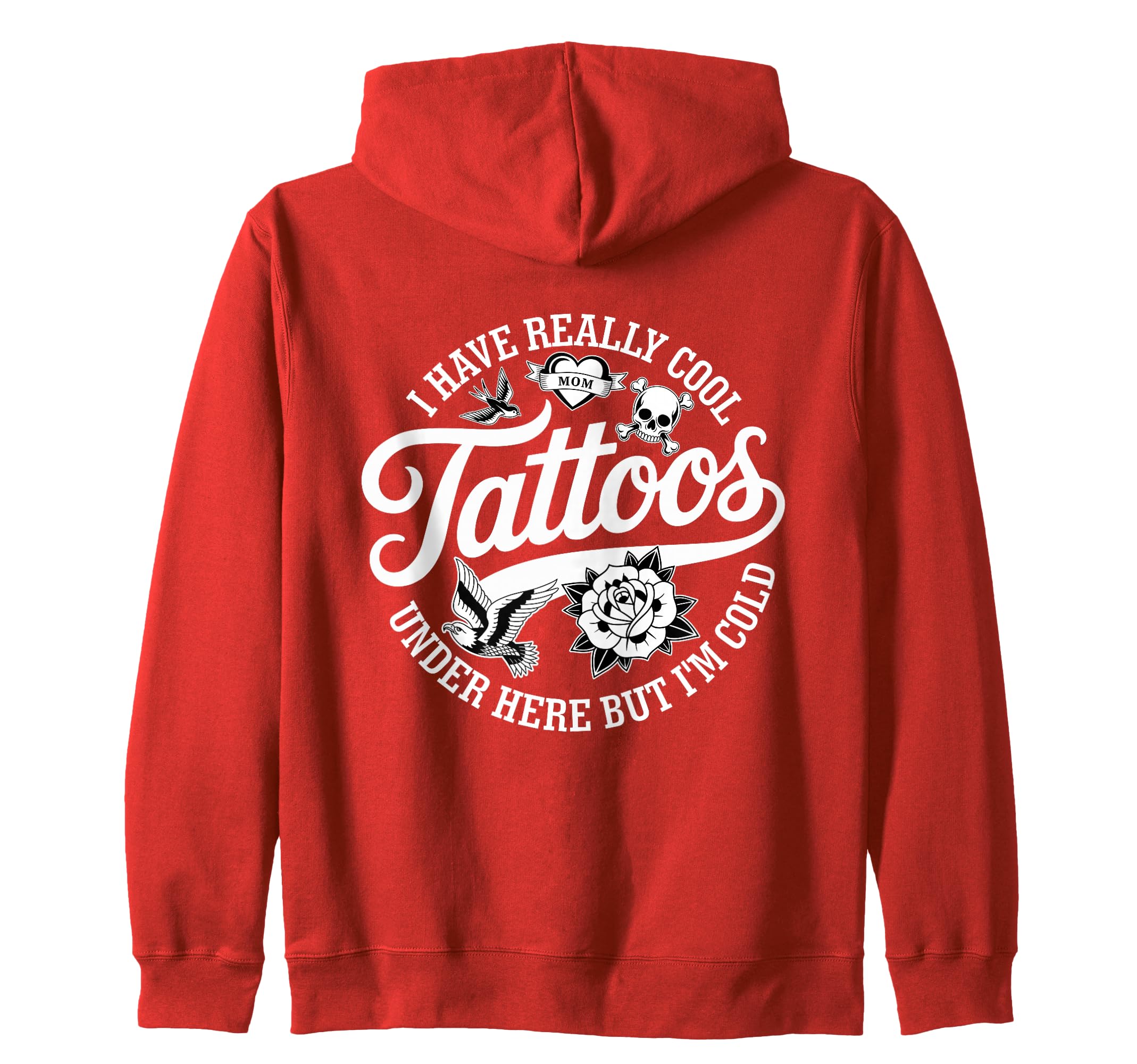 Photo 1 of ****STOCK PHOTO SIMILAR TO ITEM****
I Have Really Cool Tattoos Under Here But I'm Cold Funny Zip Hoodie (Size Unknown)
