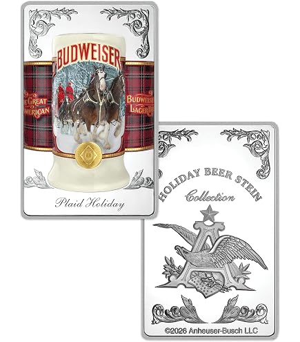 Amazon.com | Budweiser Deluxe Glass and Coaster Collection Gift