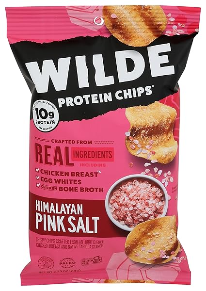 WILDE BRANDS HIMALAYAN PINK SALT CHICKEN CHIPS, 2.25...