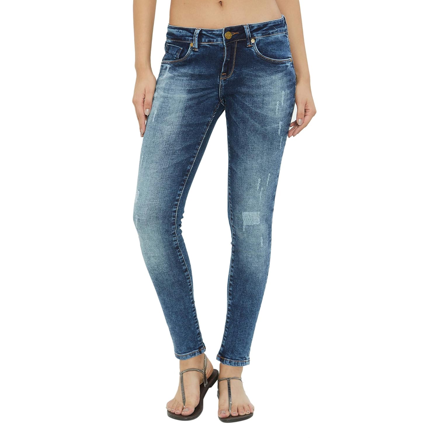 ladies jeans scratch