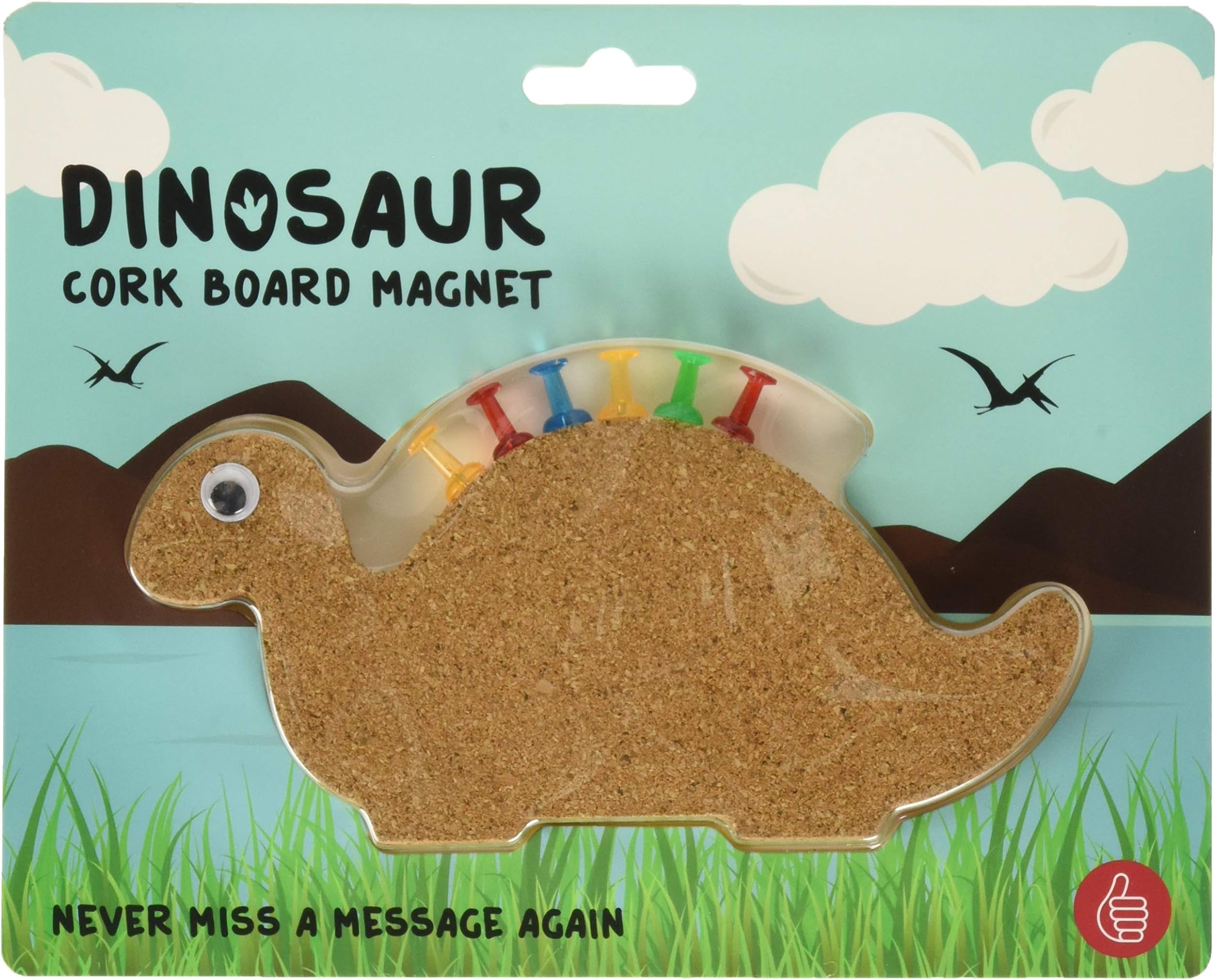 Thumbs Up UK Dinosaur Corkboard Magnet