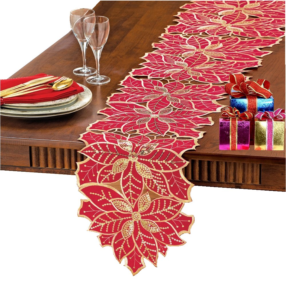 Best table runner 36 inch with red