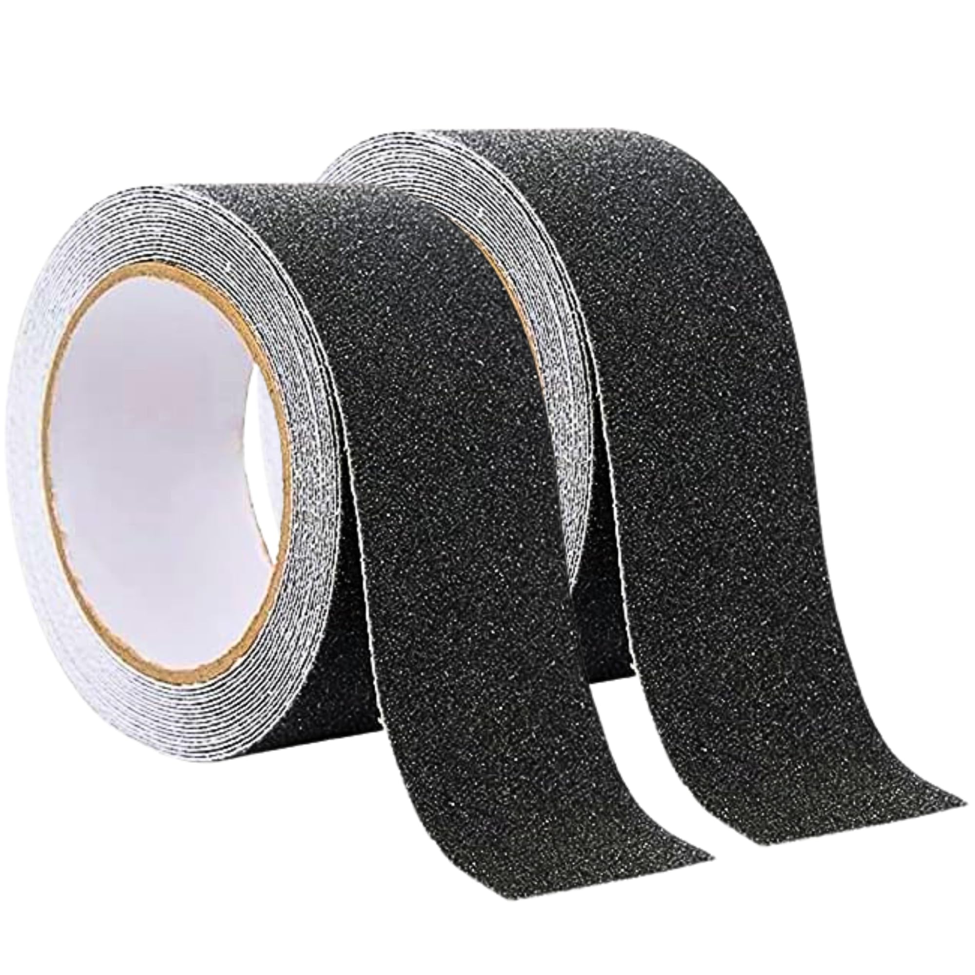 xtralotz Anti Slip Tape Non Skid Heavy Duty Grip Tape 80 Grit (48mm x 15 Feet) for Stair Treads Steps Floors Ladders Ramps Decking Garden and other Hazardous Areas where extra grip is needed.(2)