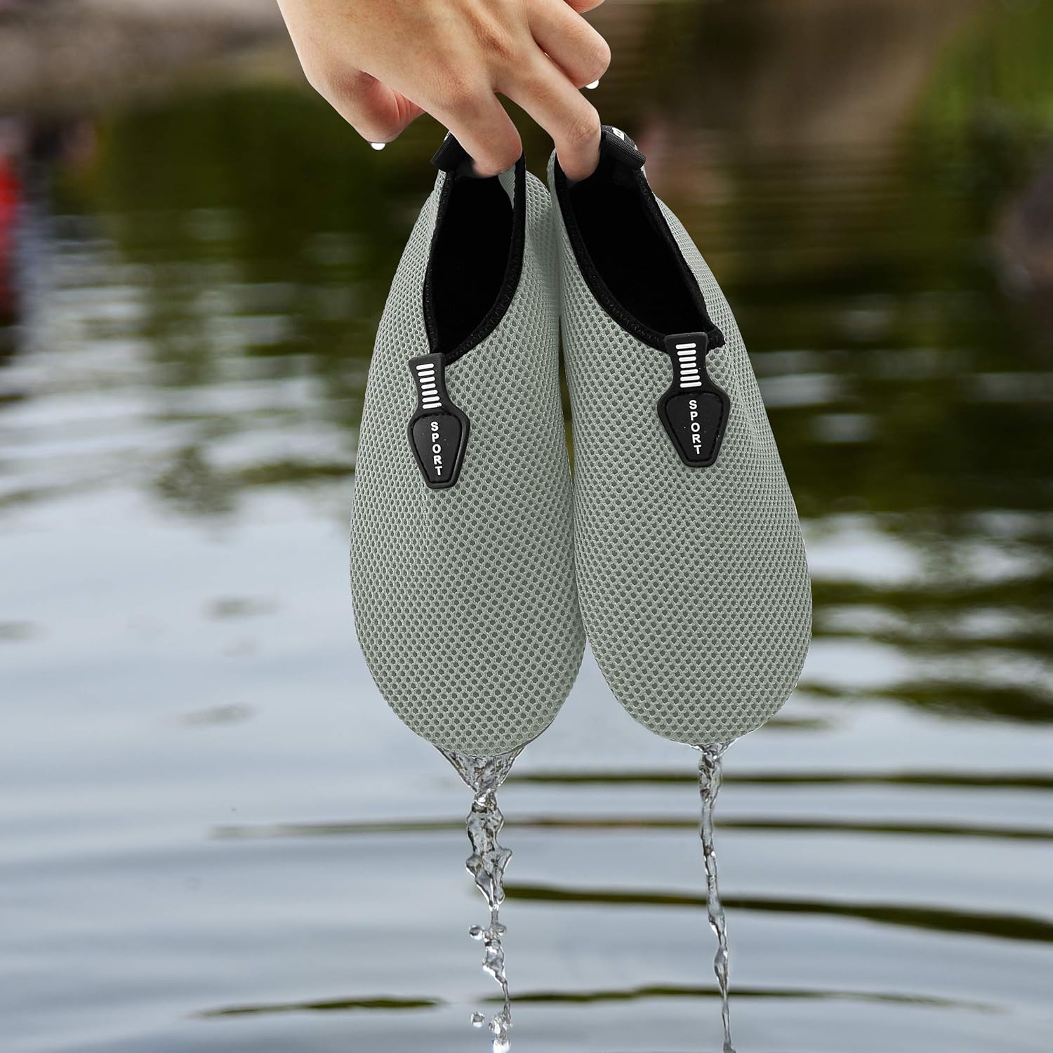 KARAZZO Mens Womens Water Shoes Aqua Shoes Socks Quick-Dry Lightweight Barefoot Shoes