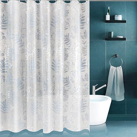 Sparin Shower Curtain Anti Mold Anti Bacterial Eva Waterproof