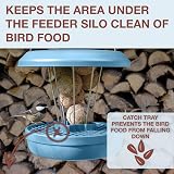 SWISSINNO Bird Feeders Hanging Station Lucerne No Mess Seed Tray 7 Fat Balls view 3