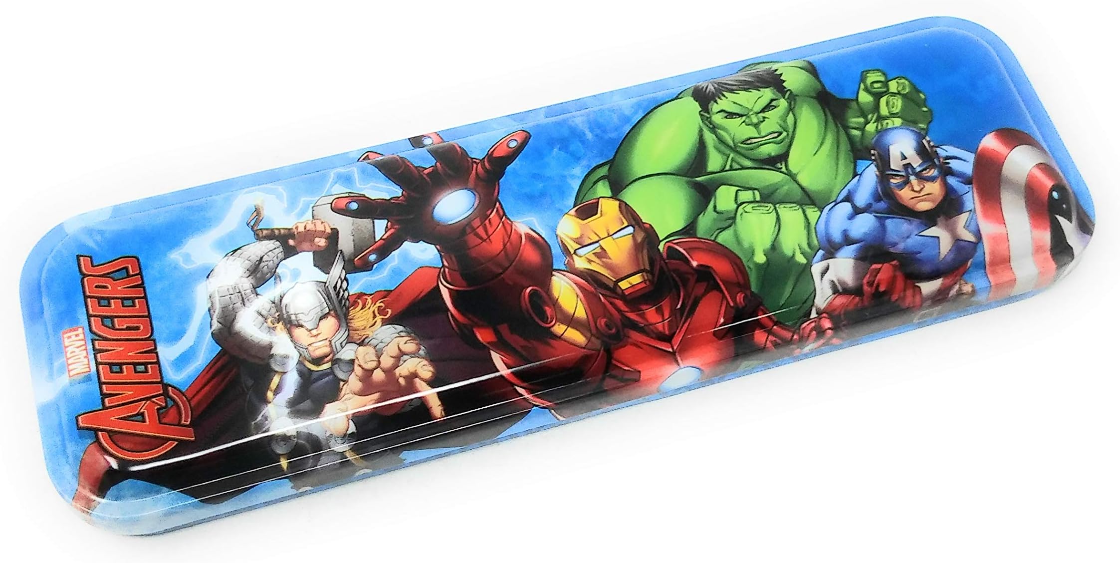 QIPS by HMI Marvel Avengers Metal Pencil Box