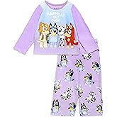 Bluey girls 2-piece Loose-fit Pajama Set, Soft & Comfortable
