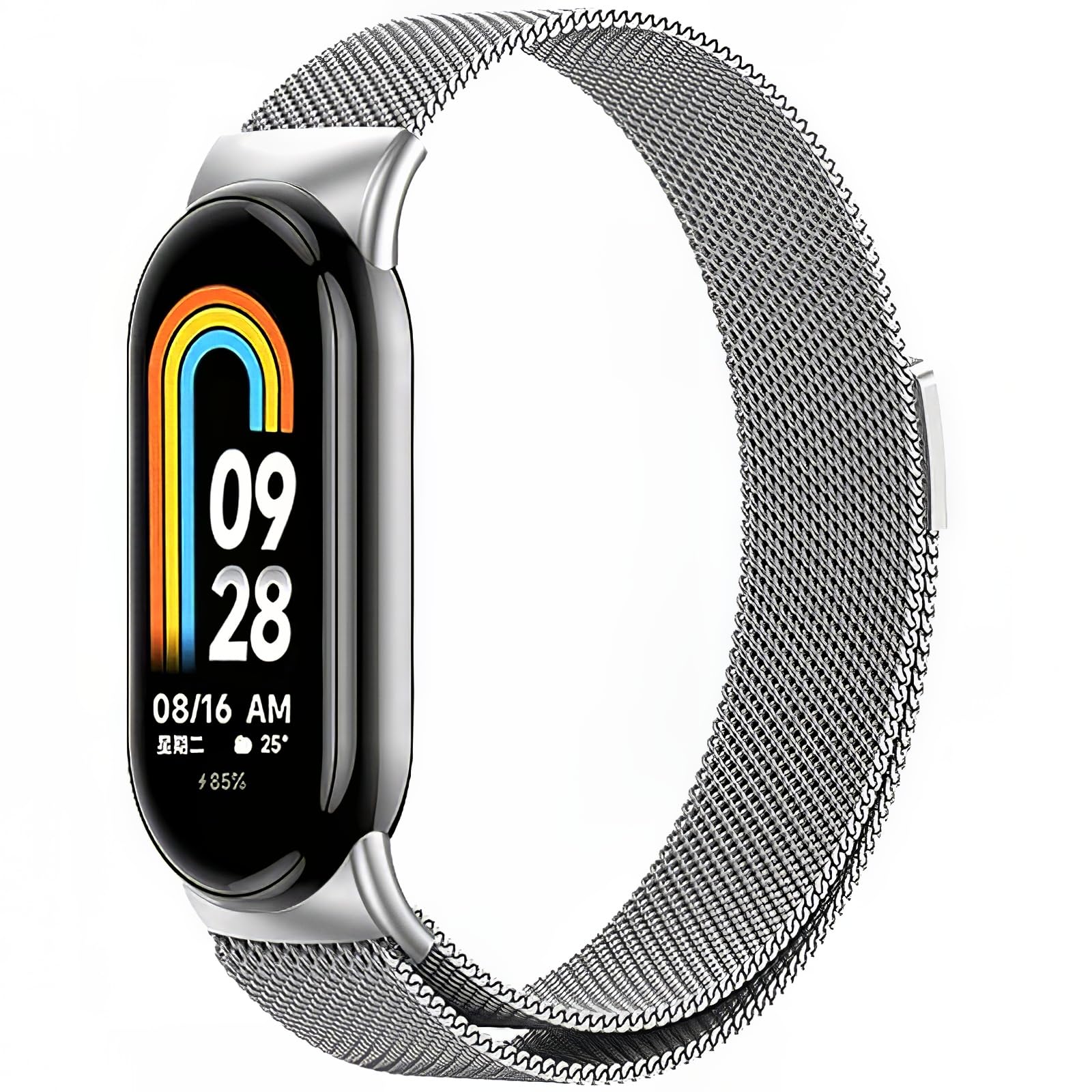 Harikiri Magnetic Straps Compatible with Xiaomi Mi Band 9/8,Metal Replacement Strap for Women and Men