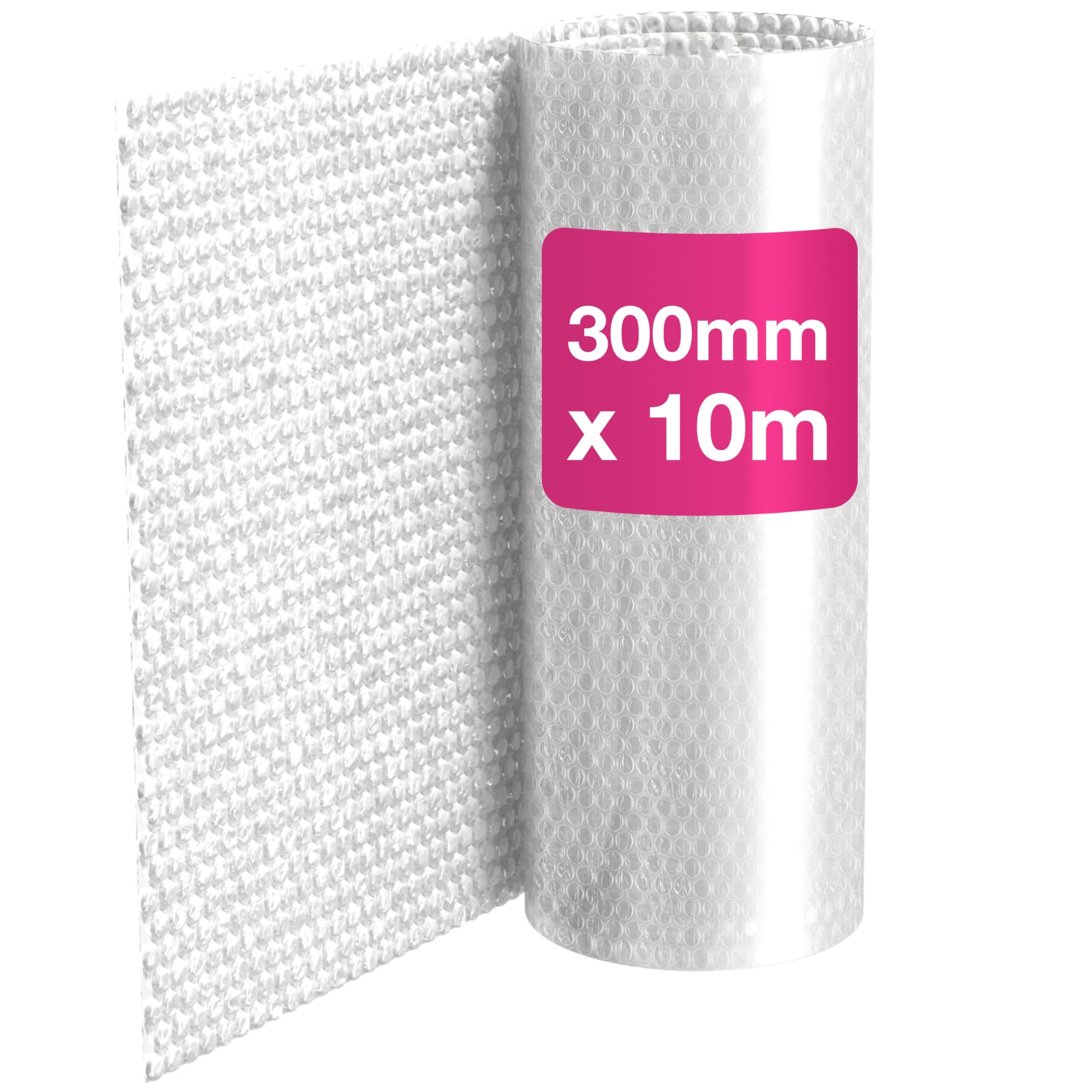 S&J Premium Roll of Bubble Wrap 300mm x 5m – Air Bubbles Packaging for House Moving & Packing Storage Boxes (30cm x 10m)