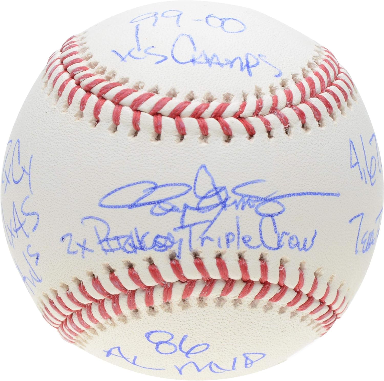 roger clemens autographed baseball