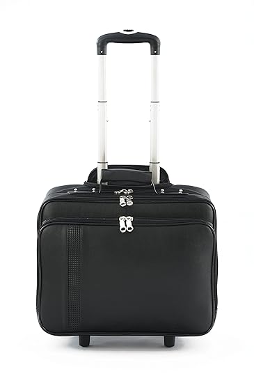 Mboss 45 Ltrs Black Laptop Roller Case (ONT011)