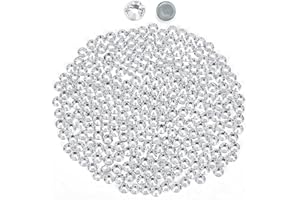 NOVANI Clear Hotfix Rhinestones for Crafts Flatback Rhinestones Glass Rhinestones Round Crystals Gems for Clothes Shoes Bag DIY Decoration (SS10/2.8MM/1440pcs)