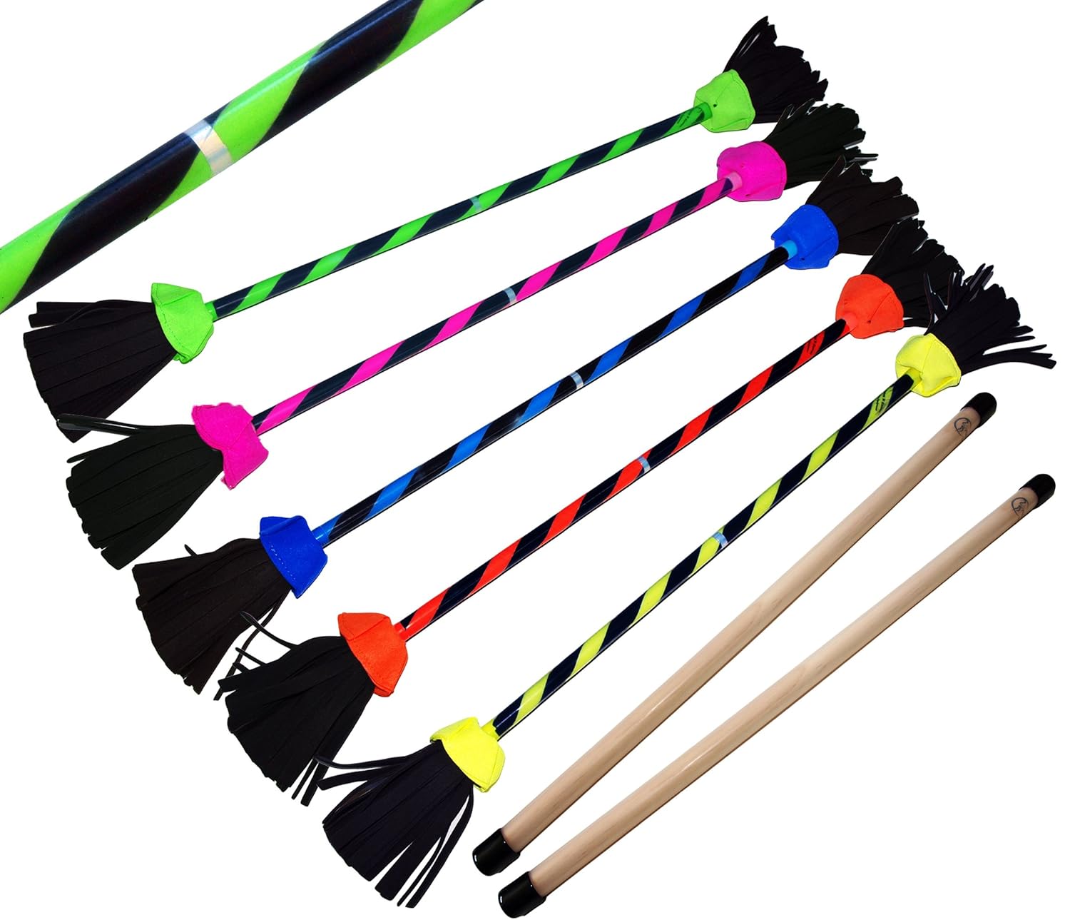 FLASH Pro Flower Stick Set UltraGrip Silicone Coated Flowerstick & Hand sticks! Supreme