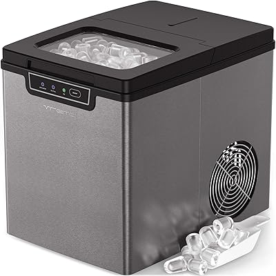 Vremi Countertop Ice Maker 26 lbs Per Day