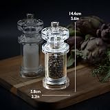 Cole & Mason 605 Salt and Pepper Mill Set Precision+ Ceramic Mechanisms 144mm view 8
