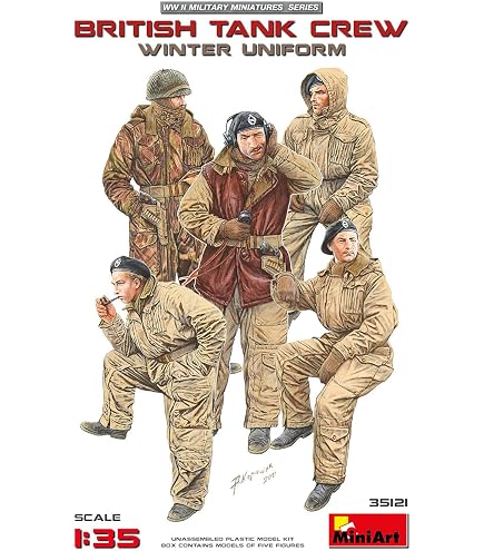 MiniArt MIN35332 1:35-British Tank Crew-Special Edition, Various
