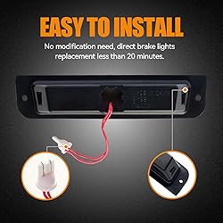 Cxdar Third 3rd Brake Light LED for 1997-2006 Jeep