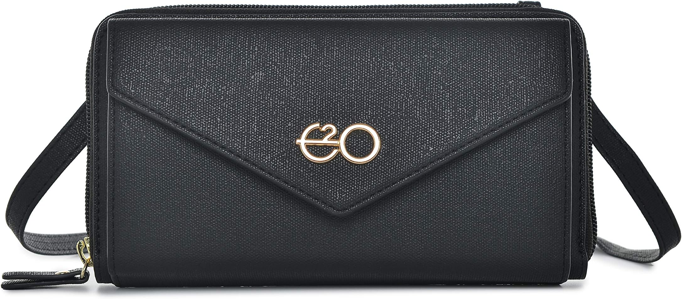 E2O Fashion Women's Black Clutch