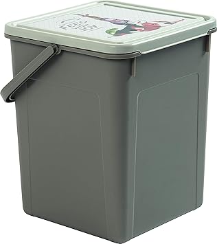 Rotho 45505.10536 Aufbewahrungsbox für Tierfutter aus Kunststoff (PP) - Futterdose Fabio mit Tragegriff und Motiv auf Deckel 
