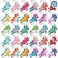 PICcircuit Kids Party Favors Fidget Toys Bulk 30 Pack Mini Pop Fidget Keychain Its,Unicorn Party Favors Unicorn Keychains Toys Unicorn Pinata Stuffers Birthday Party Favors Small Classroom Prizes