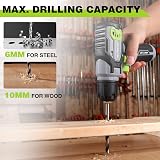 WORKPRO 8V Cordless Drill Set with 53-Piece Accessories 3/8" Chuck LED view 6
