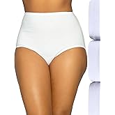 Vanity Fair Women's Underwear Perfectly Yours Traditional Cotton Brief Panties