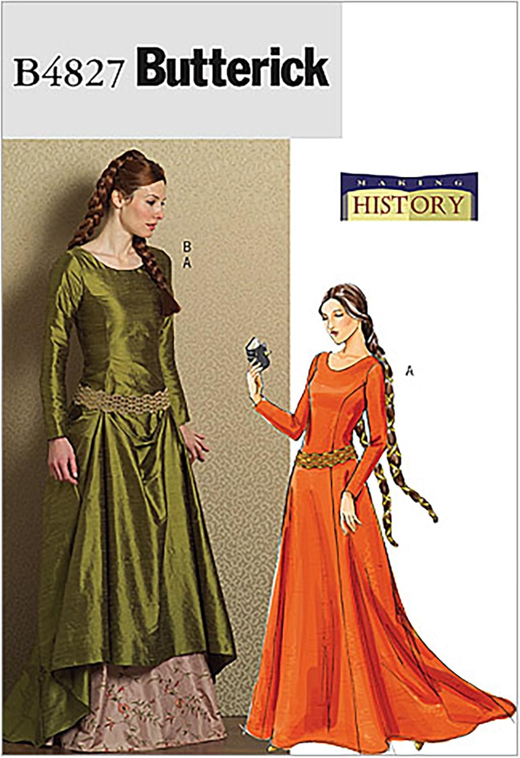 Amazon Butterick コスプレ コスチューム 中世の衣装 型紙セット サイズ Us6 8 10 12 コスプレ 仮装 通販