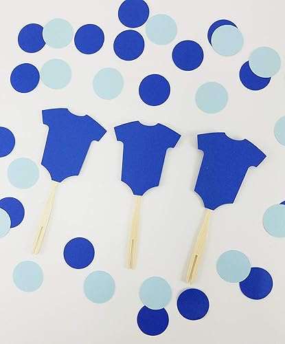 Amazon Com Onesie Baby Shower Cupcake Toppers 12 Ct Baby Boy Amazon Com Onesie Baby Shower Cupcake Toppers 12 Ct Baby Boy
