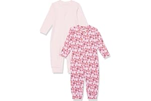 Amazon Aware Unisex Babies' Organic Cotton Footless Coverall, Pack of 2
