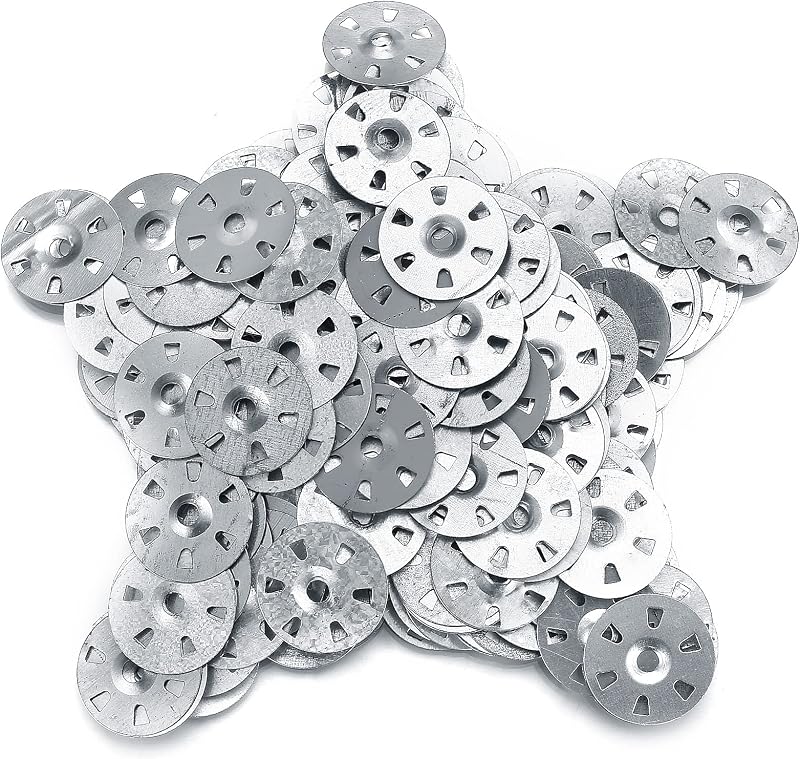 LJHOME 220 Pcs Easy Fix Washers 35mm Galvanised Steel Fixing Washers